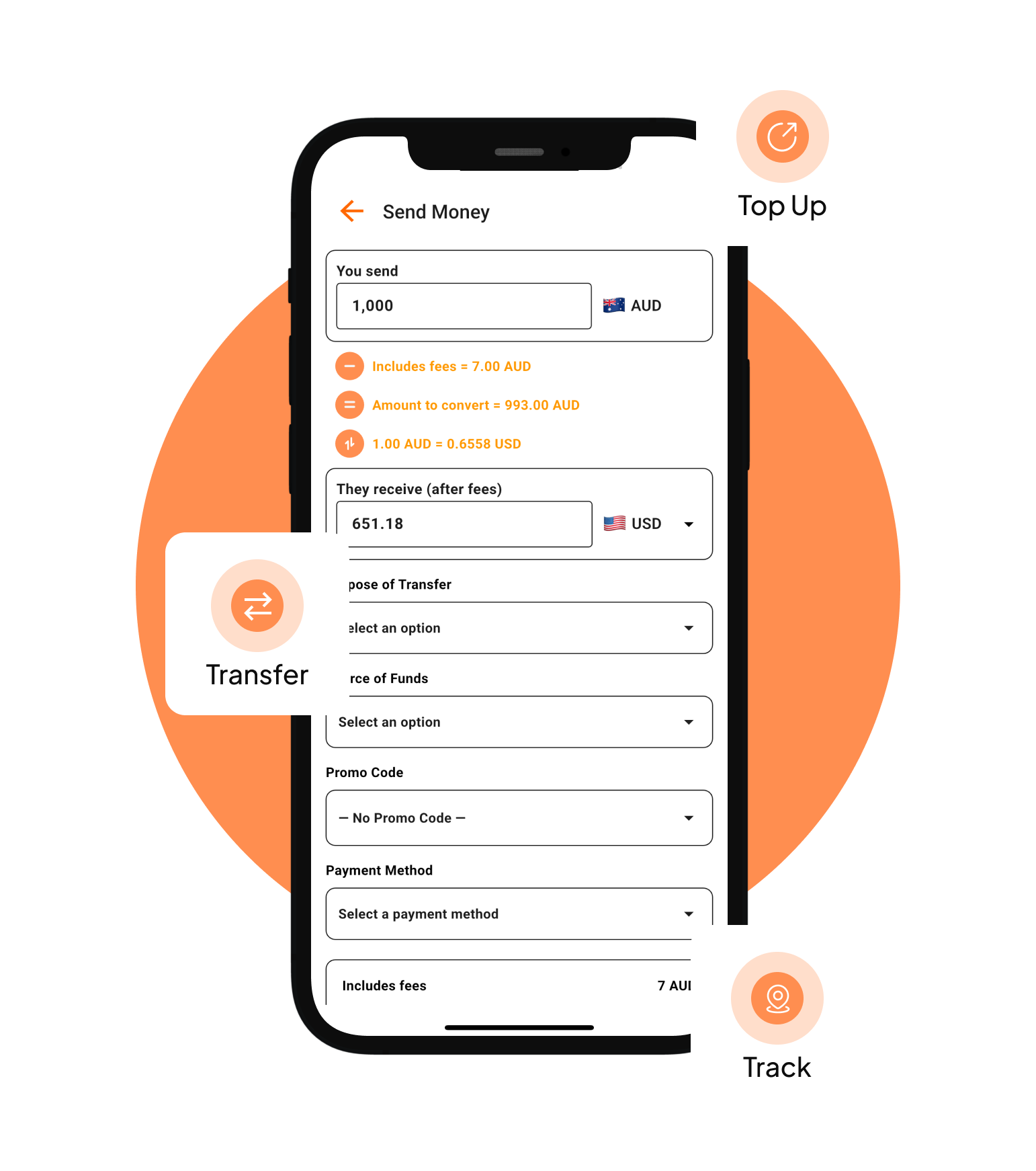 Remit Circle mobile app international money transfers